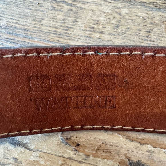 Vintage Wathne Puppies Belt with brown croc belt size 30 - Picture 8 of 9
